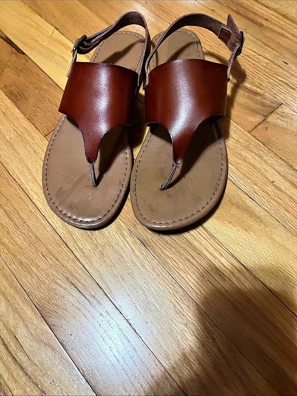 Brown Strappy Sandals